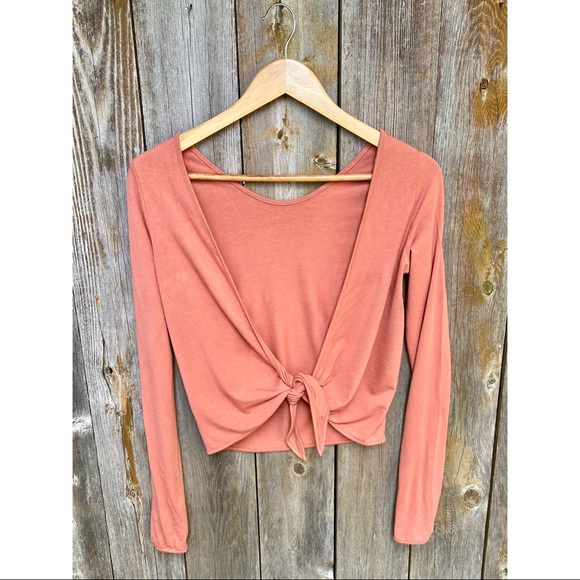 ARITZIA WILFRED FREE taja open back tie top